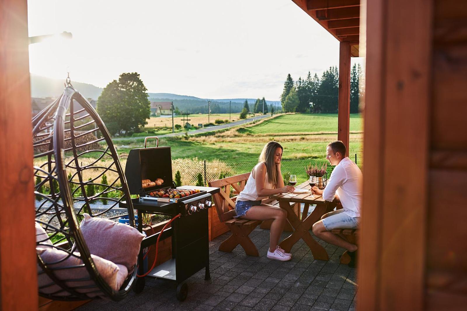 Osada Orlica Klimatyczne Domki Z Widokiem Na Gory I Termalnym Spa Sauna Jacuzzi 4 Km Od Zieleniec Ski Arena Lasowka Екстериор снимка